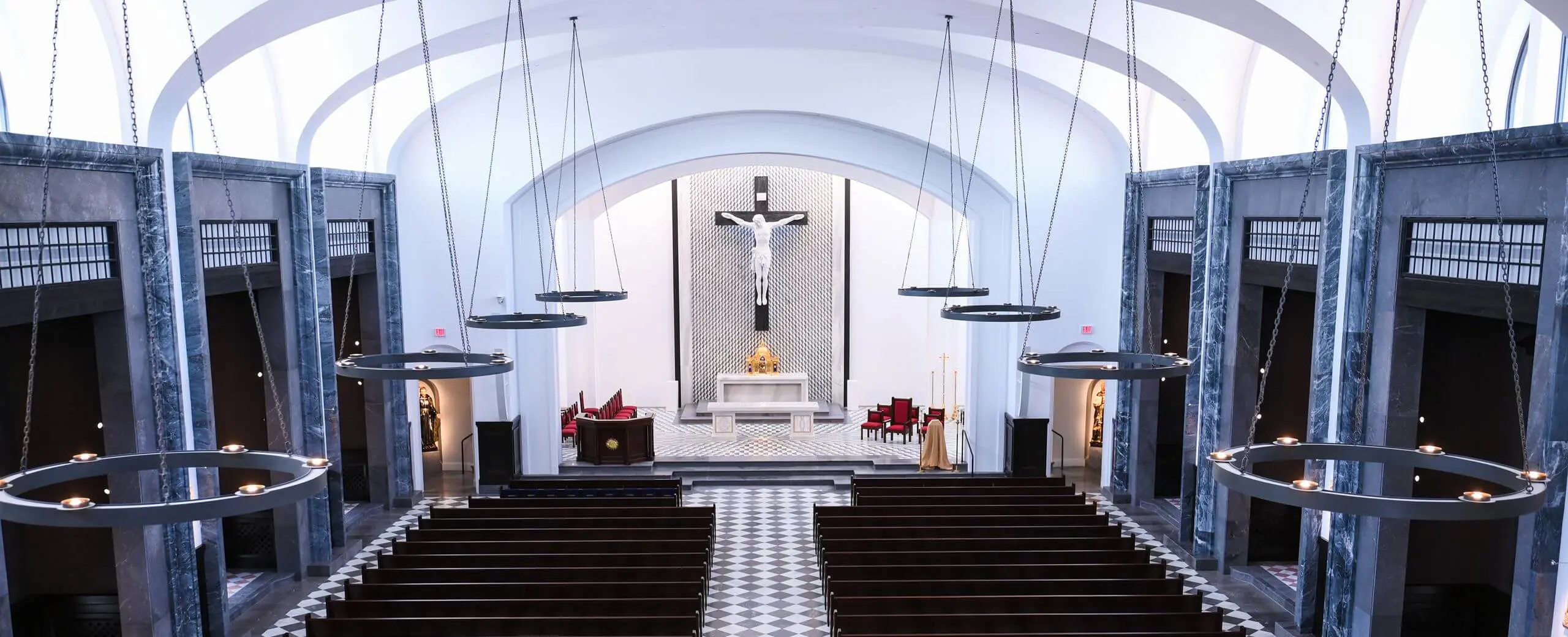View of Our Lady of Belen Chapel from the gallery.