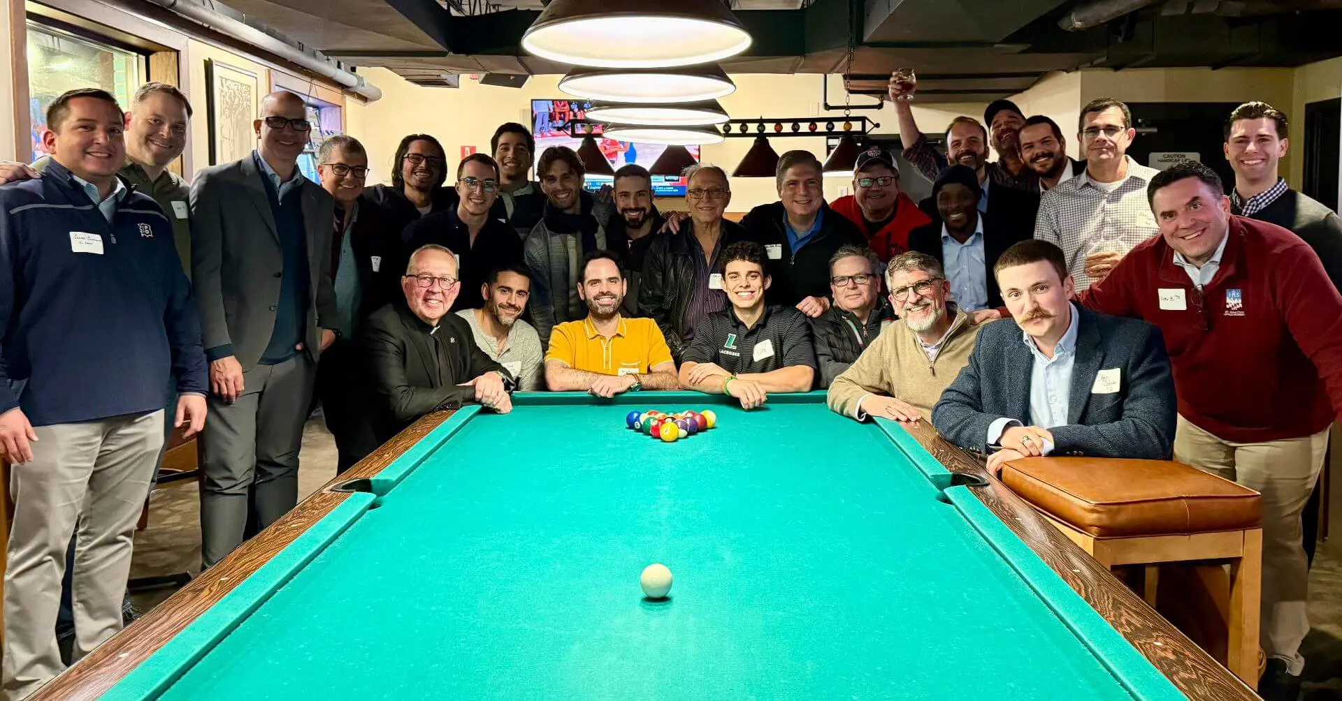 Belen Jesuit alumni at the 2025 Bethesda Maryland Alumni Tour