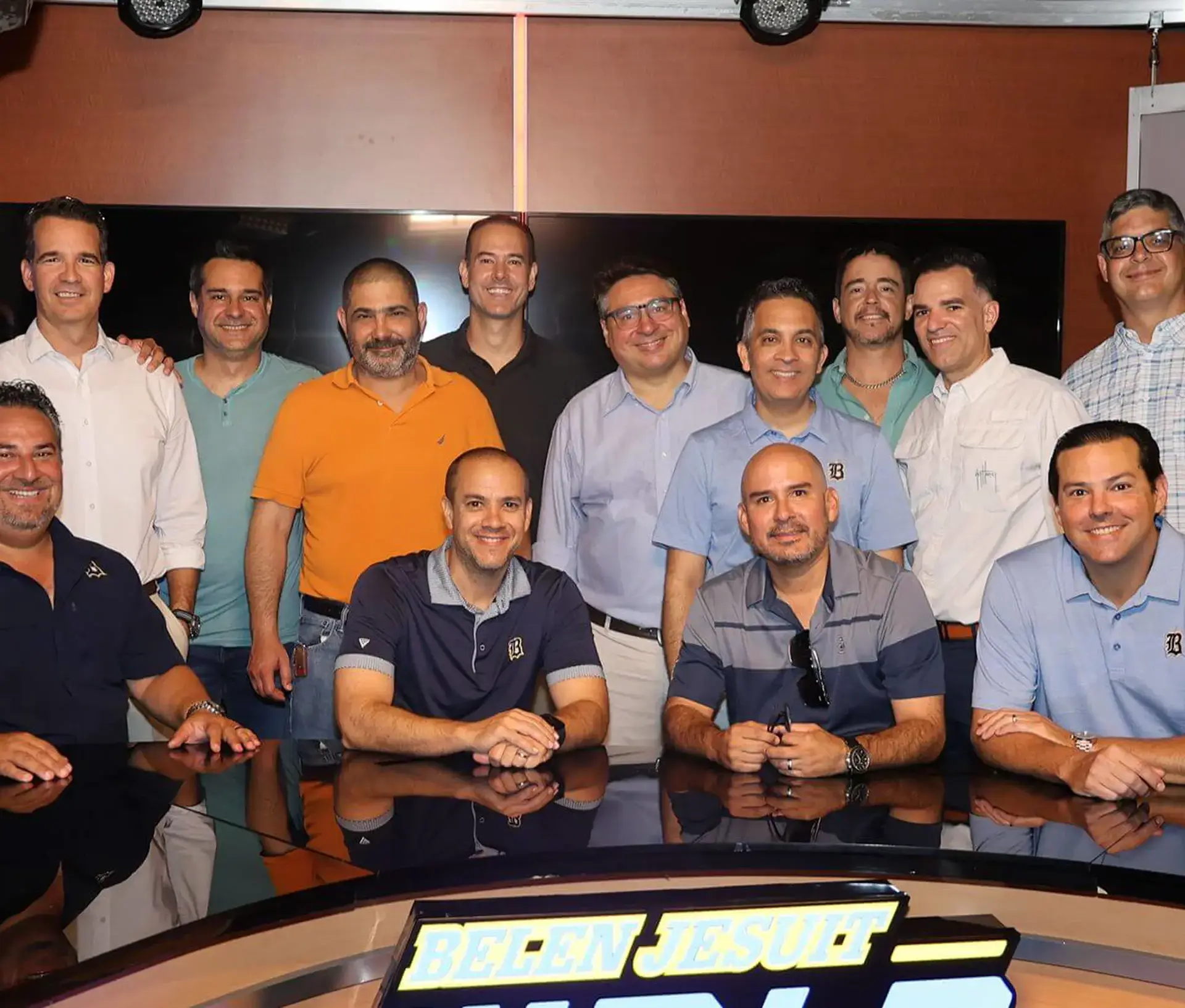 Belen Jesuit Alumni in the Conde Media Center.