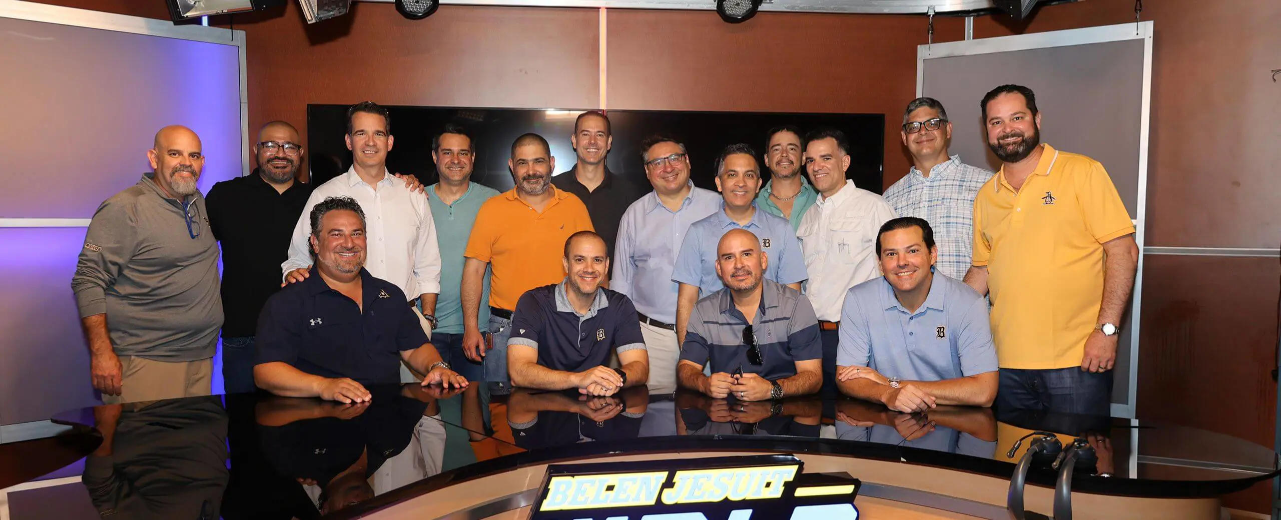 Belen Jesuit Alumni in the Conde Media Center.