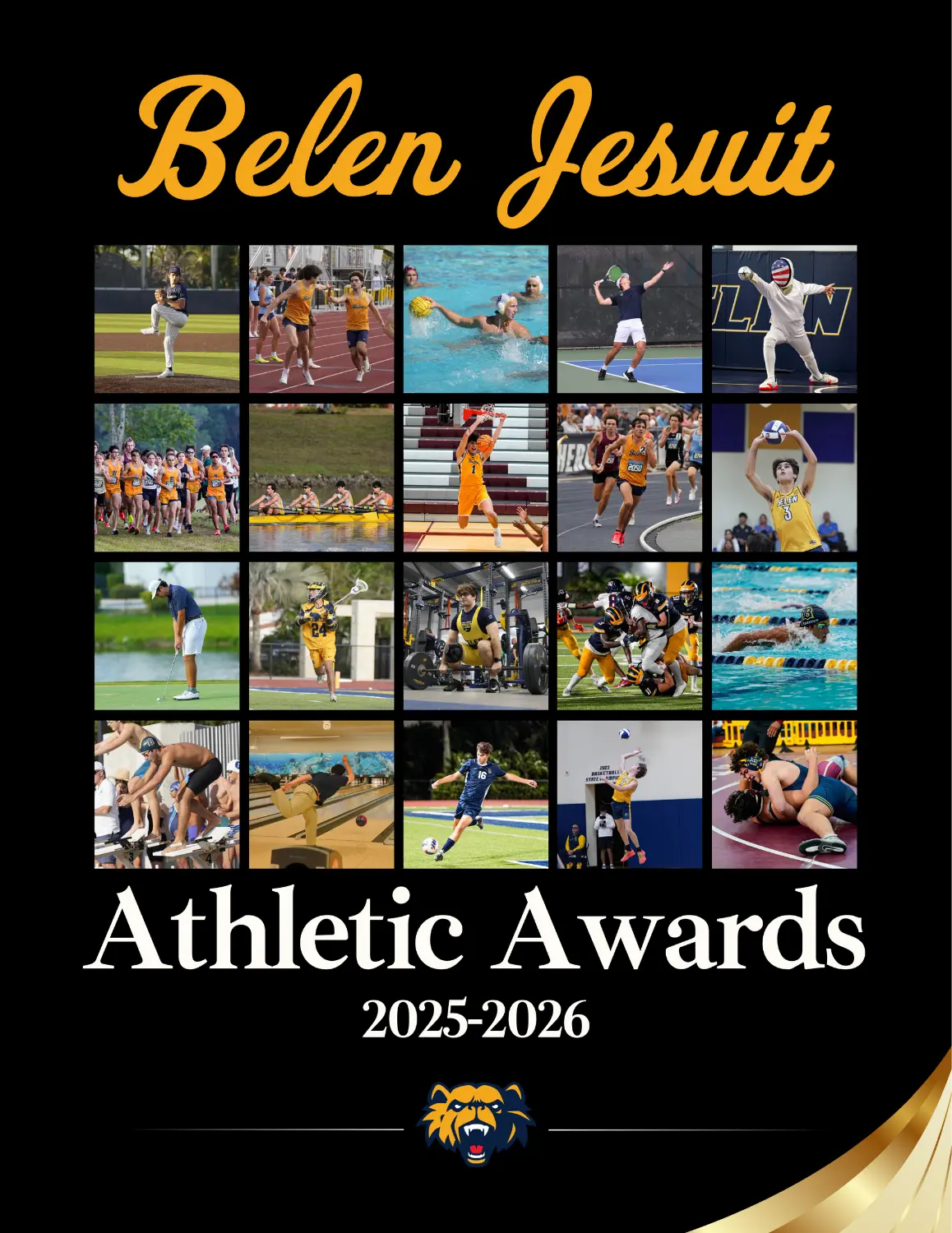 Athletic Awards Program Book Cover
