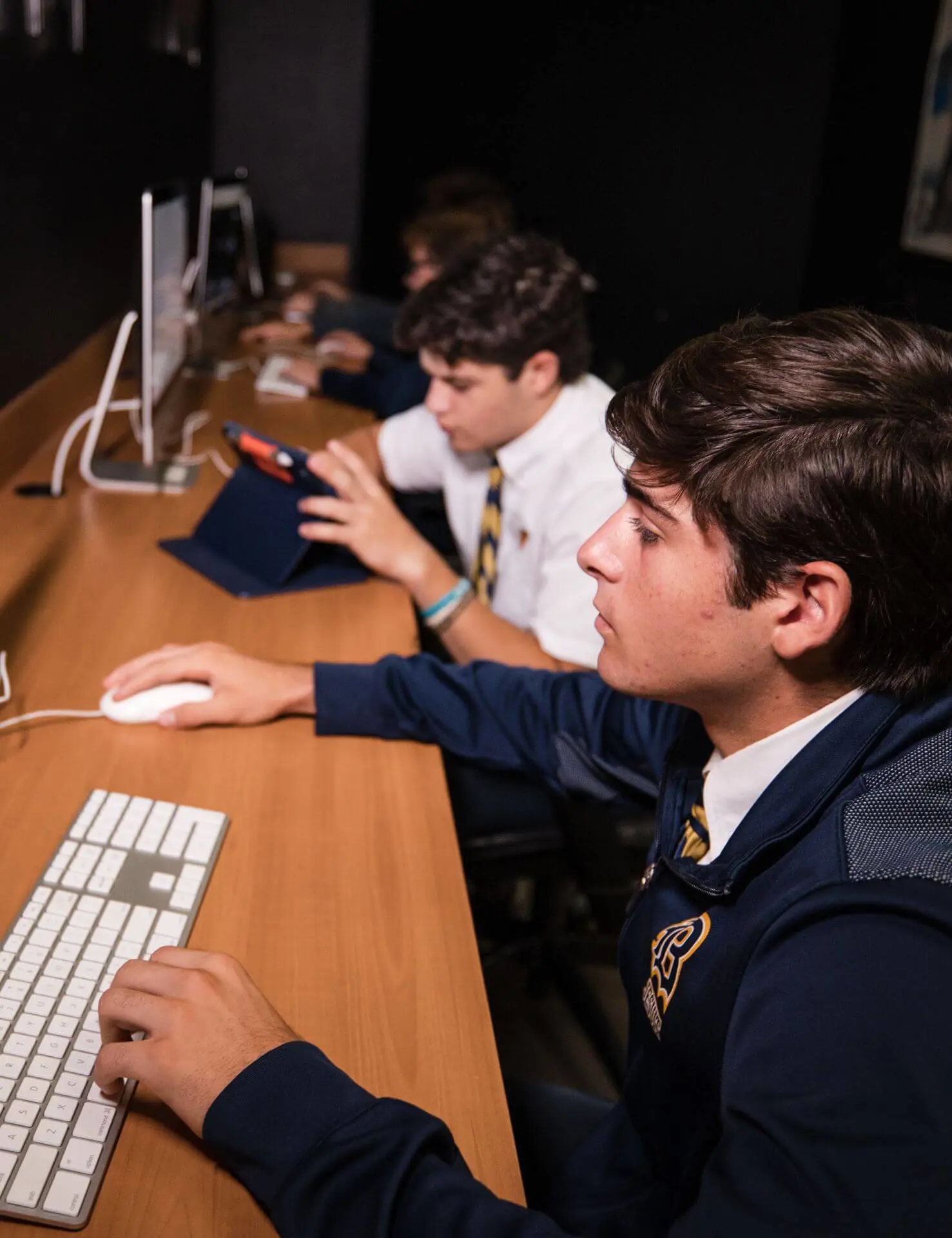 The Belen Jesuit Conde Media Center provides our students with a cutting-edge studio, control room, editing suites and classrooms.