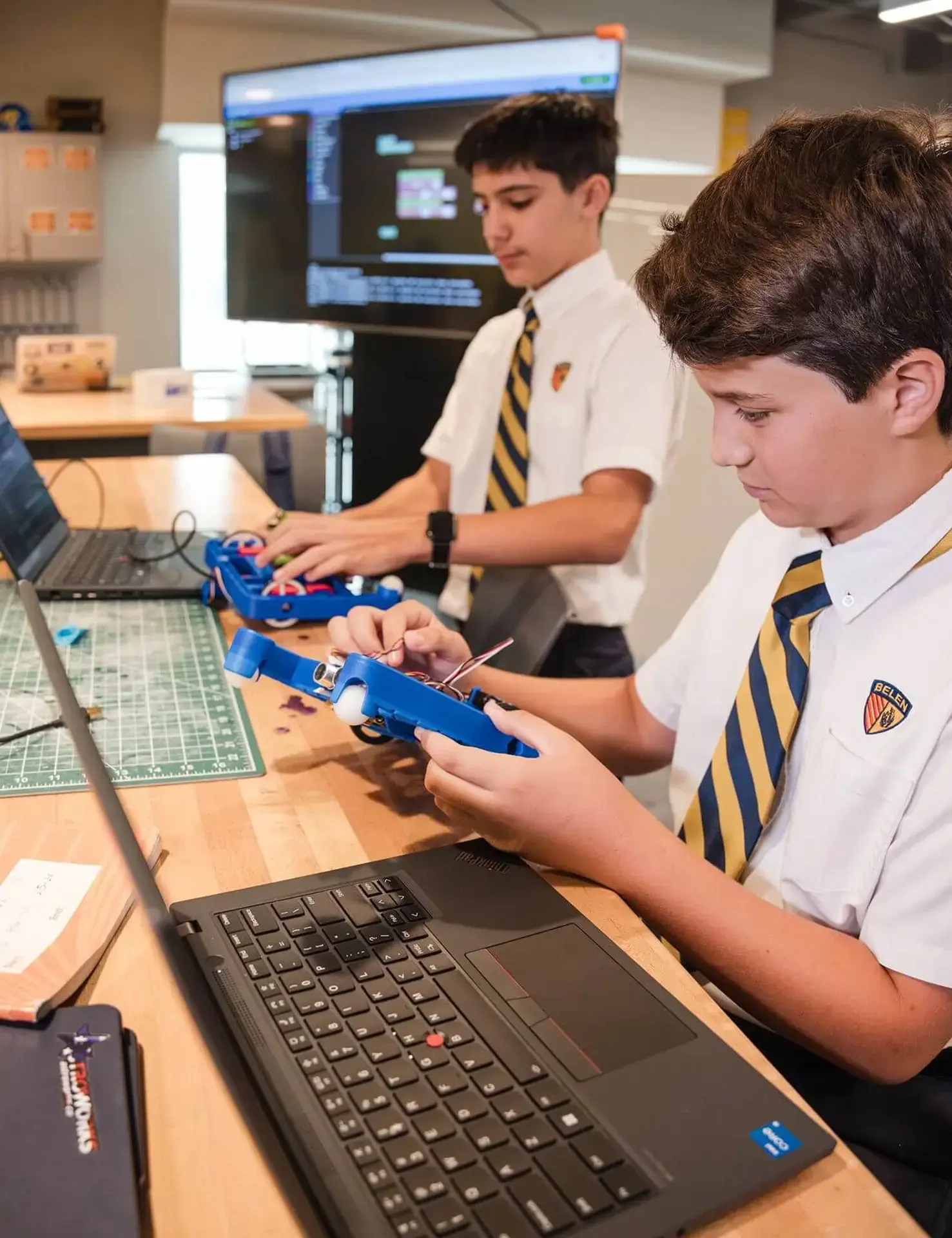 Innovation and pushing yourself to learn something new are paramount to a well-rounded Belen Jesuit education.