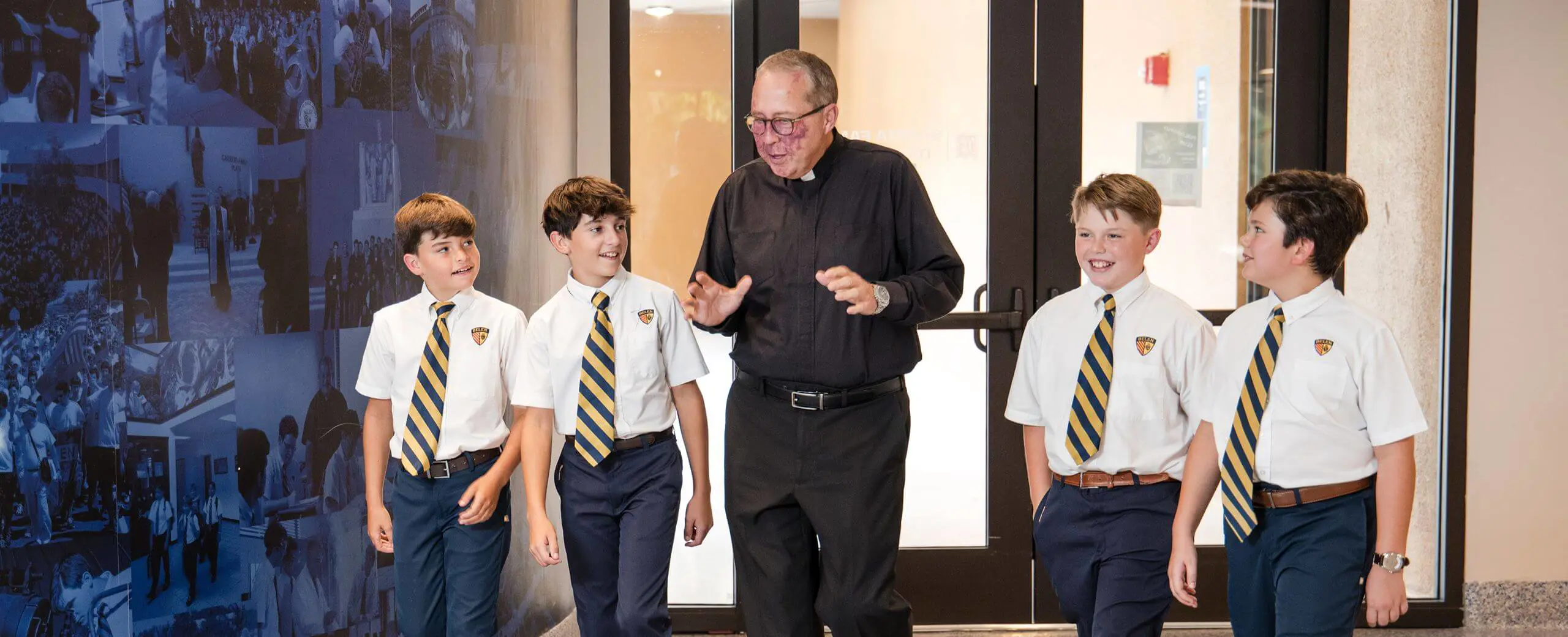 Led by our School President, Fr. Guillermo M. García-Tuñón, S.J., Ed.D., '87, our students are shown every day the importance of living a faith-filled life.