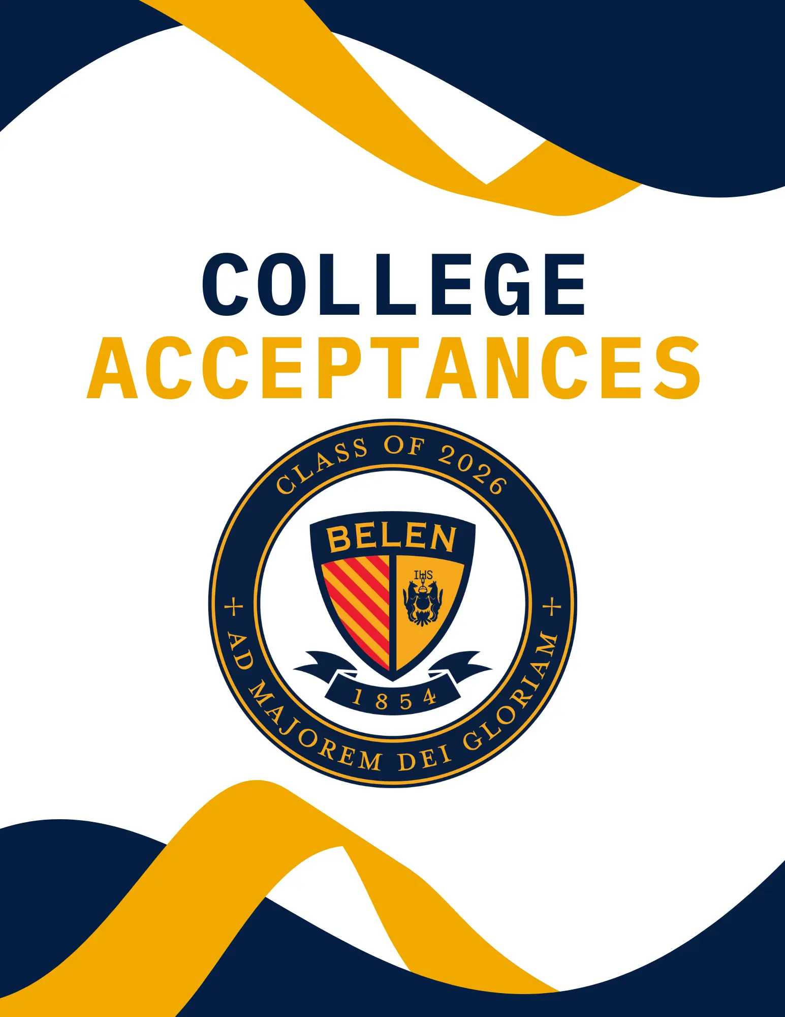2026 College Acceptances
