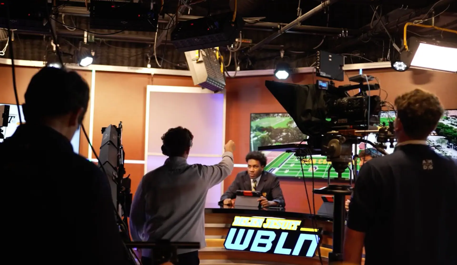 The Conde Media Center is the hub for our student-produced media, such as WBLN and the Echoes Yearbook.