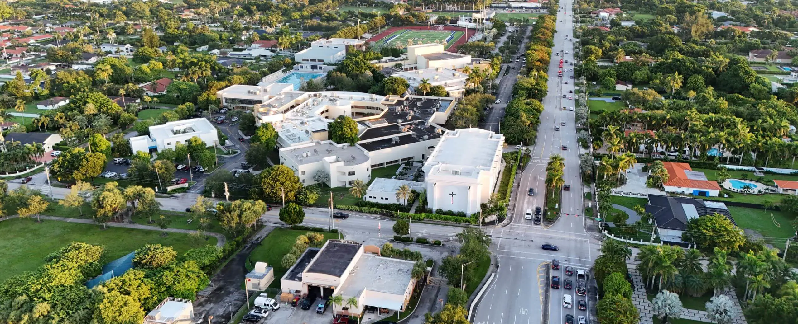 Drone Chapel Campus Still