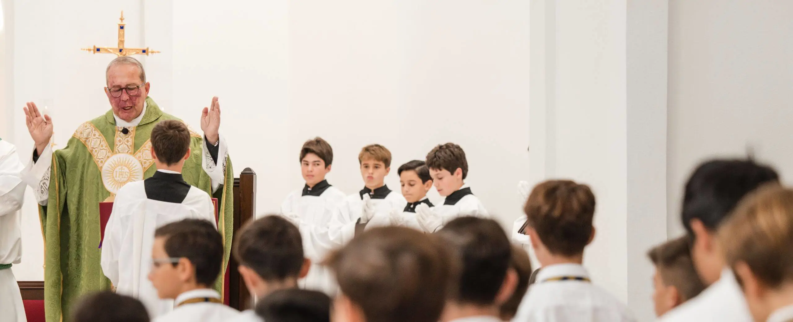 Celebration of Mass at Our Lady of Belen Chapel