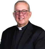 Yearbook picture of Belen Jesuit president Fr. Guillermo García-Tuñón, S.J., class of 1987