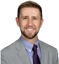 Yearbook picture of Belen Jesuit director of mission and formation, Brendan McCauley